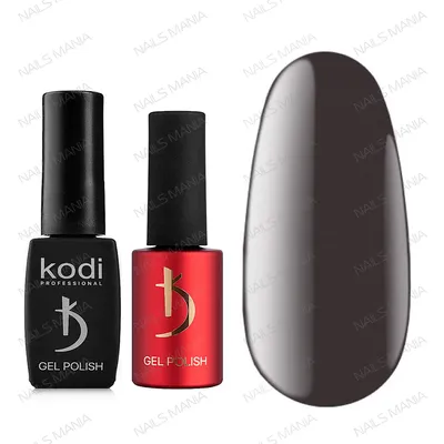 ᐉ Гель-лак Kodi №090 BW (темный серый) – купить в NailsMania за 135 грн.:  цена, отзывы, характеристики