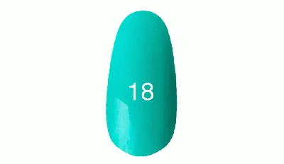 Гель-лак Kodi №18 (светлая бирюза с микроблеском) 7 мл. | Kogtik Shop