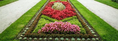 Парадный цветник с розами (фото) - схема посадок | Сайт о саде, даче и  комнатных растениях.
