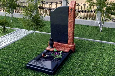 Купить памятник семейный-двойной на могилу | А-Гранум - установка  памятников.