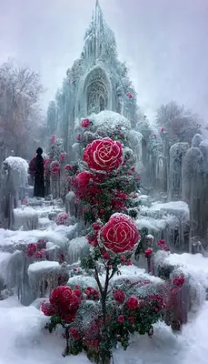 Белоснежное покрывало: фотография цветов, сияющих на снегу