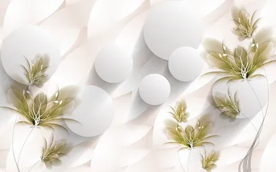 3D Фотообои «Нежные белые розы» - купить в Москве, цена в Интернет-магазине  Обои 3D