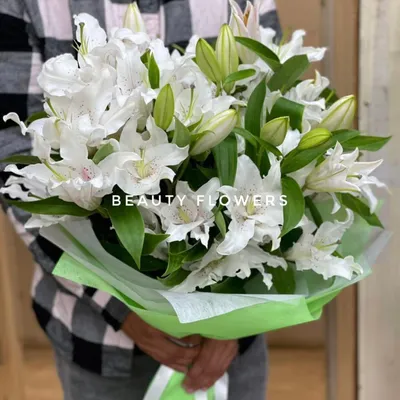 Букет белых лилий | Купить с доставкой в Ростове-на-Дону