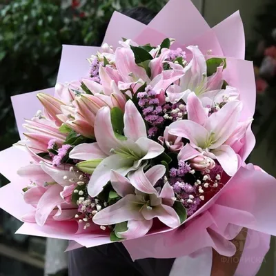 Искусственный букет лилии. Цветы лилии купить Киев