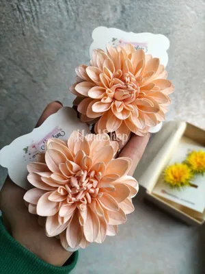 Букет искусственных цветов \"Георгины\", 10 цветков купить с выгодой в  Галамарт