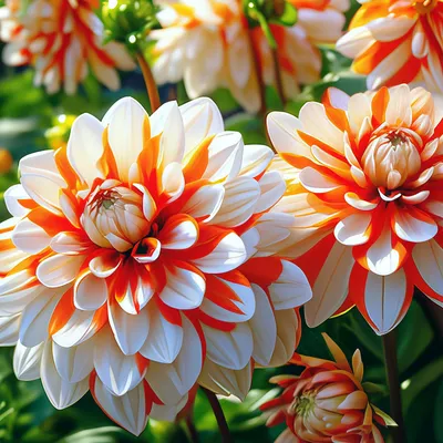 Цветы ГЕОРГИНЫ, в асс. 4 цв. (КК) — «Хозмир»