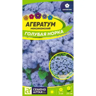 С-Агератум Голубая норка 0,3г/ПТК - купить по цене 19 руб.шт в Нижнем  Новгороде | Полимерснаб