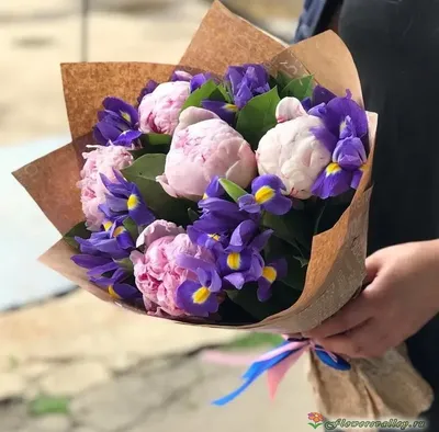 Купить белые цветы ирисы дешево, доставка по Москве круглосуточно.
