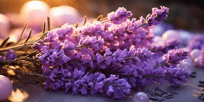 Цветы лаванды фото