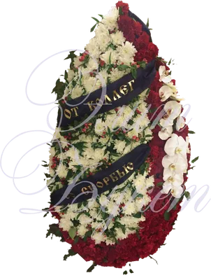 Цветы на похороны. Заказать цветы на похороны: венки, траурные букеты и  корзины с цветами ◈ Купить в Москве онлайн мастерская 5-РИТУАЛ ☦.