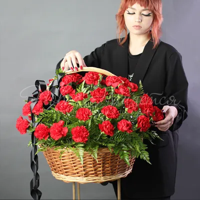 Цветы на похороны Гвоздика 4 (V117) - купить в RITUAL.BY (V117)