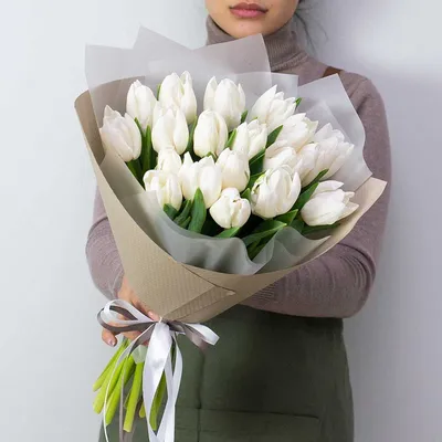 35 тюльпанов | купить недорого | доставка по Москве и области