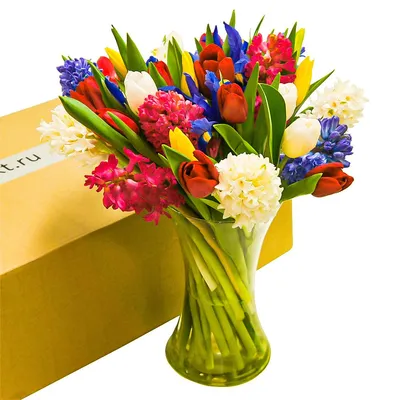 ᐉ Голландские тюльпаны в крафтовом пакете — интернет-магазин ZakazBuketov