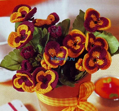 Цветы - Вязание Крючком. Блог Настика