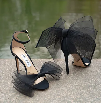Купить BIGTREE/Сексуальные модные женские туфли на высоком каблуке 10 см на  тонком каблуке, с открытым носком, с заостренной головкой, прямые сандалии  с завязкой-бабочкой сзади | Joom