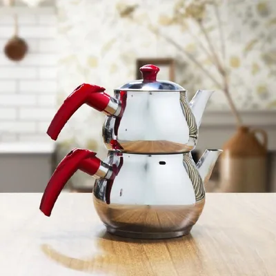 Медный двойной чайник заварочный, турецкий ручной работы | Instagram