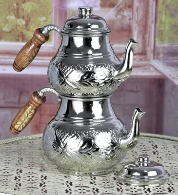 Чайник двухэтажный (турецкий) от Life Smile (серый, коричневый) ▷ купить в  ASAXIY: цены, характеристики, отзывы