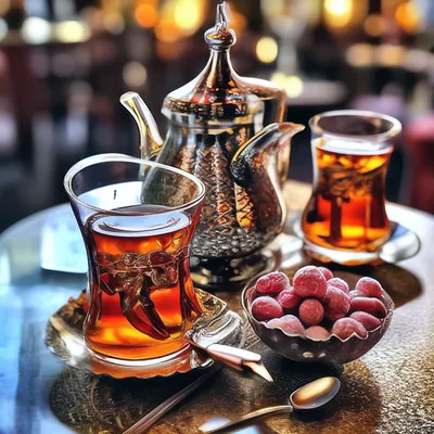 Турецкие чай и чайник стоковое фото. изображение насчитывающей вполне -  96066218