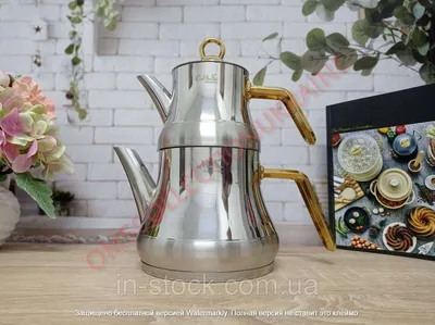 Чайник двухэтажный (турецкий) от Life Smile (серый, коричневый) ▷ купить в  ASAXIY: цены, характеристики, отзывы