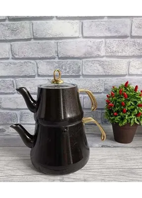 Медный турецкий чайник с тяжелой гравировкой – Turkish Gift Buy