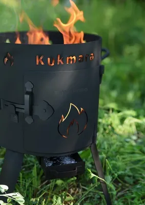 Camping Oven Uchag Cooking Fire Cauldron for 22 L Tatar Kazans Furnice Учаг  | eBay