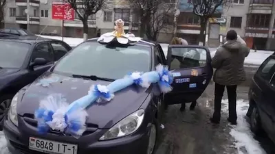 Оформление шариками автомобиля на выписку купить в Москве за 3 630 руб.