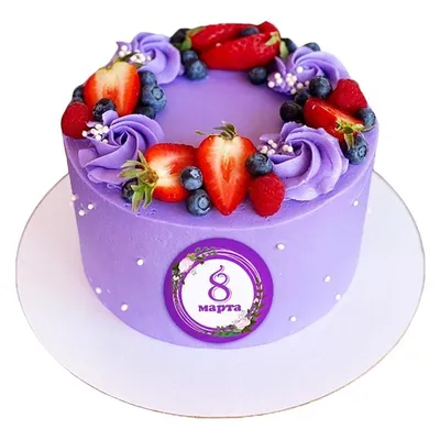 Картинка торта с ягодным декором и изящной бирюзовой глазурью
