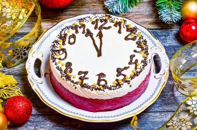 Украшение тортов на новый год в виде снежинок и звезд