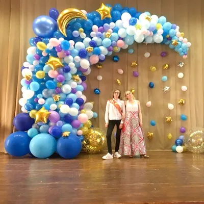 Оформление на выпускной (последний звонок) в школе | оформление шарами в  Красноярске