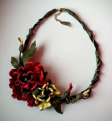 Бижутерия своими руками. Колье из джинсовой ткани. Идея | Denim necklace.  Idea | Collar de mezclilla - YouTube