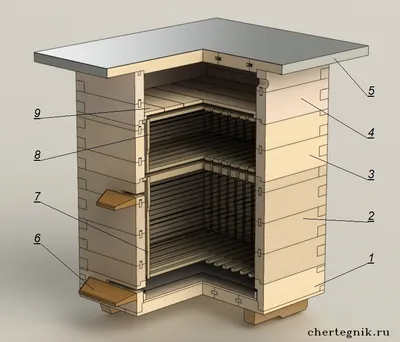 Улей чертежи фото фотографии