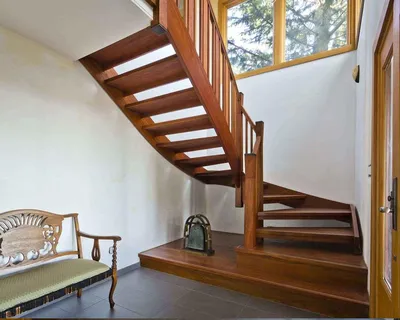 Деревянная лестница в дом с улицы (50 фото) - красивые картинки и HD фото
