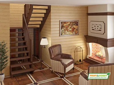 Заказать деревянную лестницу в Минске | Лестницы из дерева на второй этаж