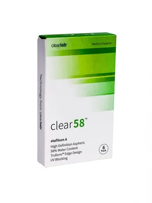 Контактные линзы Clear 55 A (6 линз) купить в интернет магазине - КлиаВижн  в Москве недорого. Низкие цены. Простое оформление заказа! Доставка на  следующий день!