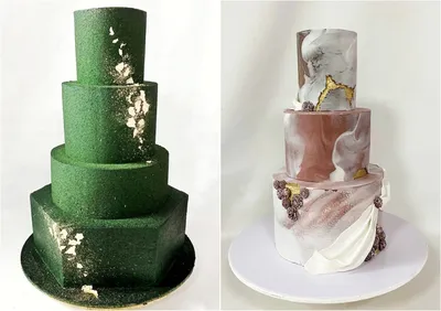 Идеальное сочетание вкуса и красоты: фото свадебных тортов