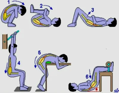 Упражнения при боли в позвоночнике, спине, шее, пояснице | Реабилитация и  ЛФК | Дзен
