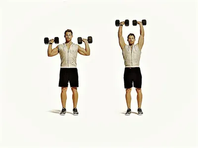 Woman dumbbell workout fitness and exercises. | Exercícios com halteres,  Exercícios para os braços, Treino com halteres