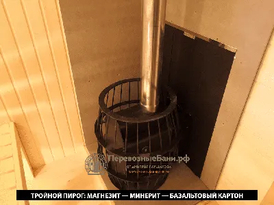 Как установить печь в бане своими руками на фундамент или деревянный пол.