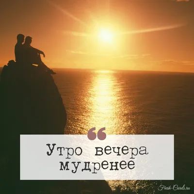 Почему утро вечера мудренее | Лучший день - сегодня! | Дзен