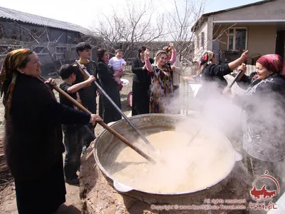 Узбекский навруз: уникальные кадры с национальной кухней