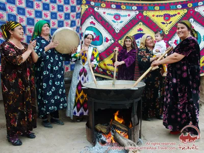 Узбекский навруз: великолепные фото с декорациями