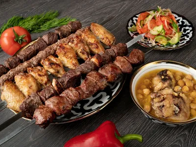 Узбекский шашлык: фото для кулинарных блогов