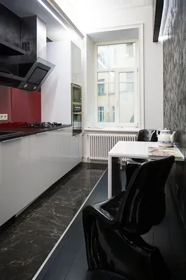 Дизайн узкой кухни – особенности оформления интерьера вытянутой кухни