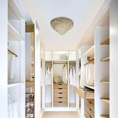 Небольшая гардеробная комната на заказ по низкой цене в Москве