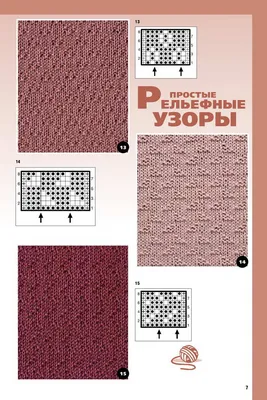 Копилка Вязаных Узоров! Knitting Pattern! | Простой узор спицами из лицевых  и изнаночных петель 💚🧶📌👍