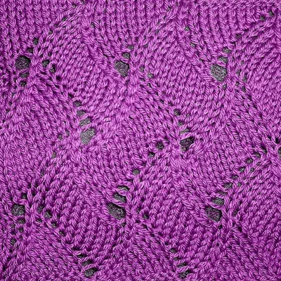 Красивый ажурный узор спицами. Схема вязания 🧶🧶🧶 @knittingshow |  Instagram