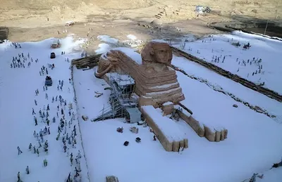 В египте снег фотографии