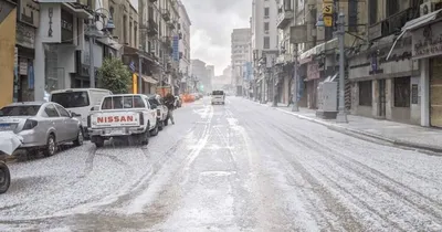 Фото с пейзажем В египте снег