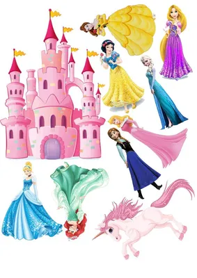 вафельная картинка принцессы | Festa de aniversário da barbie, Decoração do  bolo de aniversário, Bolo de aniversário da princesa