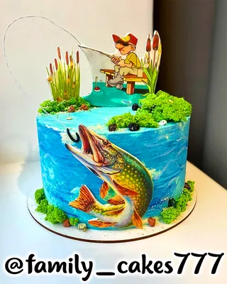 ⋗ Вафельная картинка Рыбалка 4 купить в Украине ➛ CakeShop.com.ua